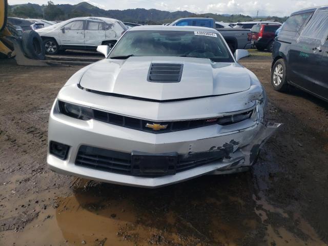 2G1FK1EJ1F9201361 - 2015 CHEVROLET CAMARO 2SS SILVER photo 5