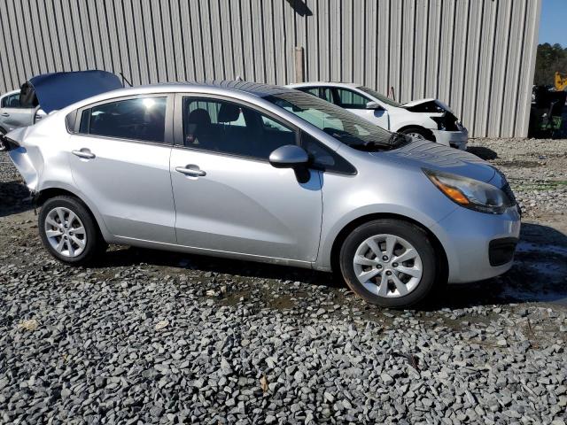 KNADM4A33E6393869 - 2014 KIA RIO LX SILVER photo 4