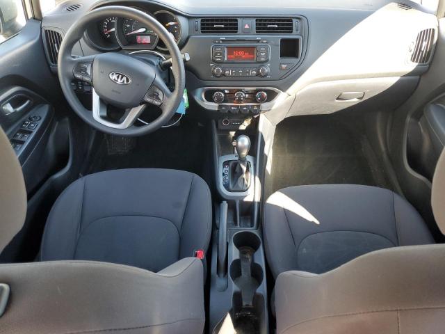 KNADM4A33E6393869 - 2014 KIA RIO LX SILVER photo 8