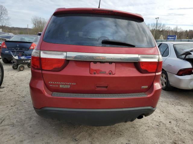 1D4RE2GG7BC684833 - 2011 DODGE DURANGO EXPRESS RED photo 6