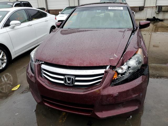 1HGCP2F82BA061141 - 2011 HONDA ACCORD EXL MAROON photo 5