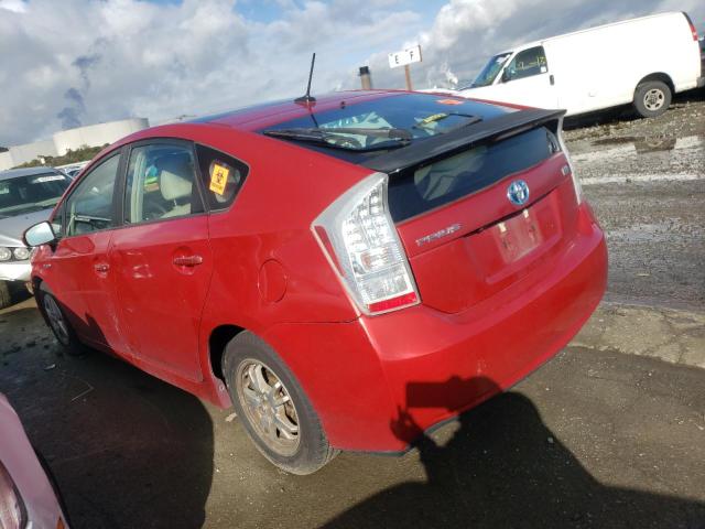 JTDKN3DU3A0170721 - 2010 TOYOTA PRIUS RED photo 2