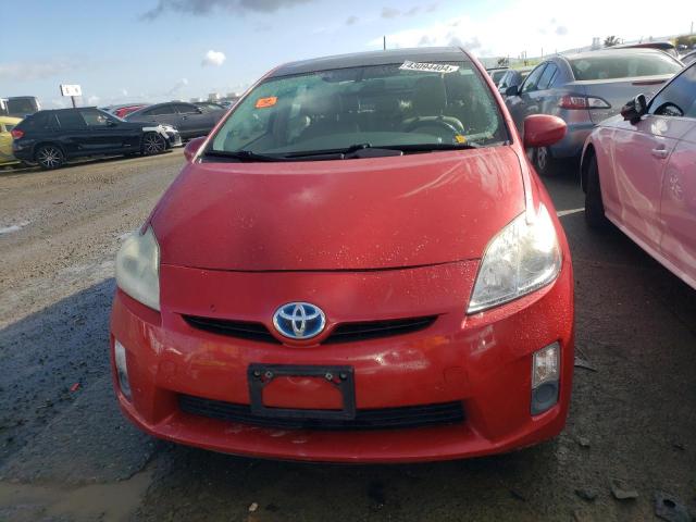 JTDKN3DU3A0170721 - 2010 TOYOTA PRIUS RED photo 5