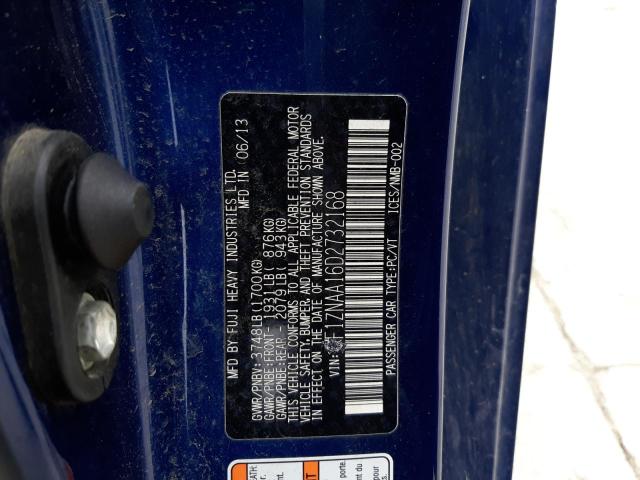 JF1ZNAA16D2732168 - 2013 TOYOTA SCION FR-S BLUE photo 12
