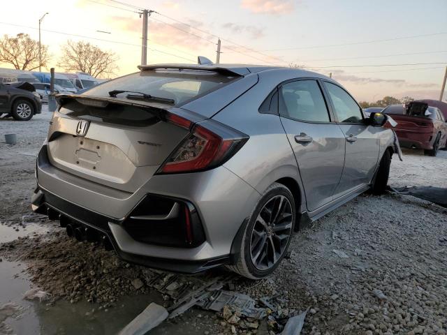 SHHFK7H47MU411227 - 2021 HONDA CIVIC SPORT SILVER photo 3