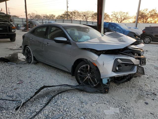 SHHFK7H47MU411227 - 2021 HONDA CIVIC SPORT SILVER photo 4