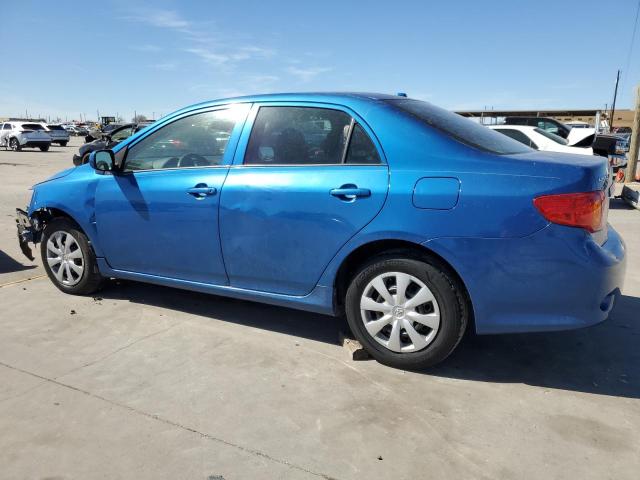 2T1BU4EE5AC333178 - 2010 TOYOTA COROLLA BASE BLUE photo 2