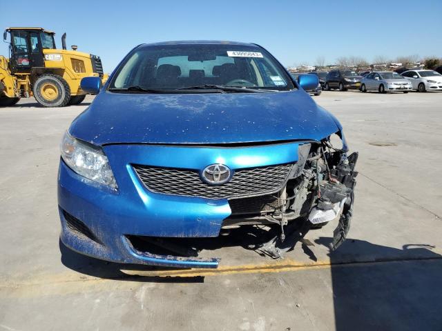 2T1BU4EE5AC333178 - 2010 TOYOTA COROLLA BASE BLUE photo 5