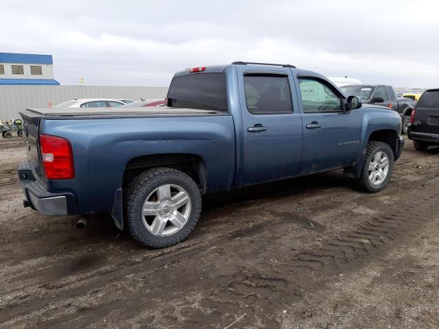 2GCEK133971692088 - 2007 CHEVROLET SILVERADO K1500 CREW CAB BLUE photo 3