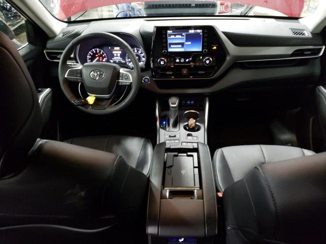 5TDGZRBH6NS590074 - 2022 TOYOTA HIGHLANDER XLE RED photo 8