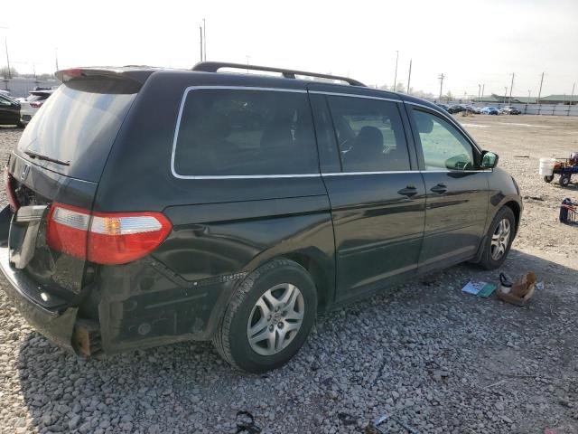 5FNRL387X7B139680 - 2007 HONDA ODYSSEY EXL BLACK photo 3