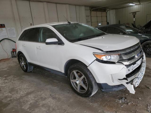 2FMDK4KC5DBB42712 - 2013 FORD EDGE LIMITED WHITE photo 4