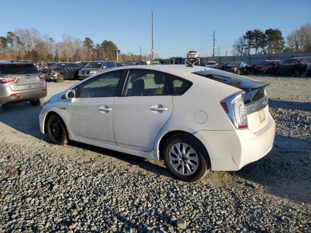 JTDKN3DP5D3046270 - 2013 TOYOTA PRIUS PLUG WHITE photo 2