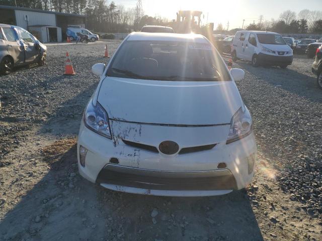 JTDKN3DP5D3046270 - 2013 TOYOTA PRIUS PLUG WHITE photo 5