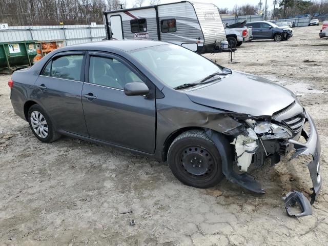 2T1BU4EE3DC001146 - 2013 TOYOTA COROLLA BASE GRAY photo 4