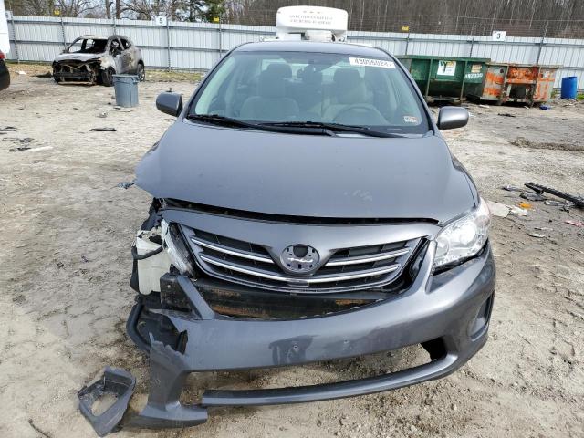 2T1BU4EE3DC001146 - 2013 TOYOTA COROLLA BASE GRAY photo 5