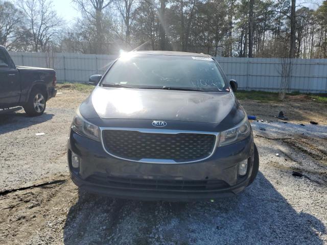 KNDMC5C11G6170868 - 2016 KIA SEDONA EX CHARCOAL photo 5