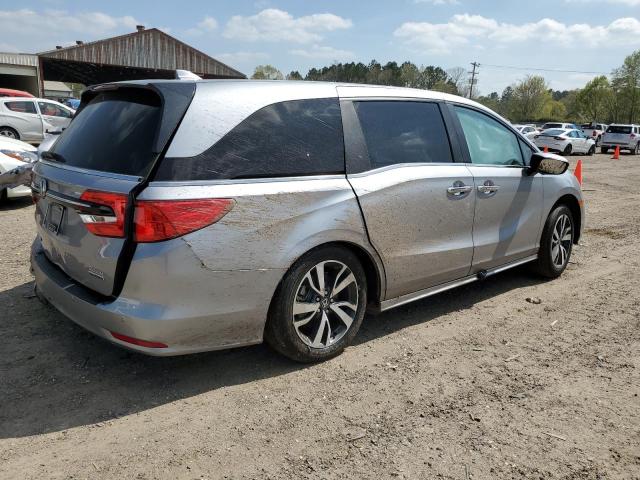 5FNRL6H8XNB068827 - 2022 HONDA ODYSSEY TOURING SILVER photo 3