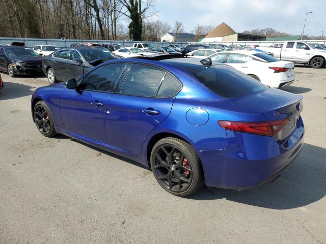 ZARFANAN8L7629893 - 2020 ALFA ROMEO GIULIA BLUE photo 2