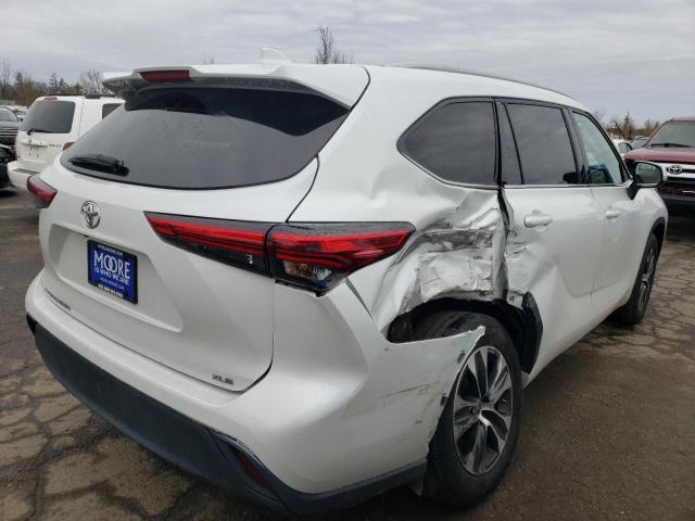 5TDGZRAH2NS095856 - 2022 TOYOTA HIGHLANDER XLE Ağ foto 3