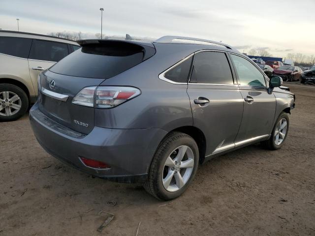 2T2ZK1BA0CC070620 - 2012 LEXUS RX 350 GRAY photo 3