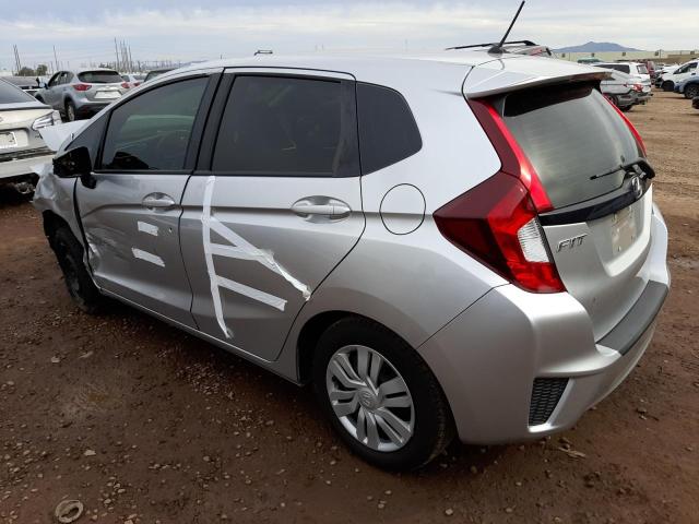 JHMGK5H5XGX014395 - 2016 HONDA FIT LX SILVER photo 2