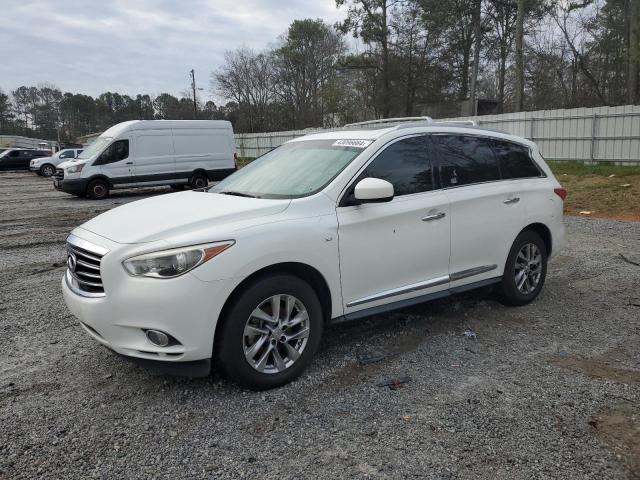 5N1AL0MN6EC506998 - 2014 INFINITI QX60 WHITE photo 1