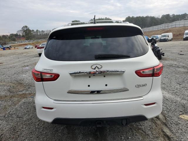 5N1AL0MN6EC506998 - 2014 INFINITI QX60 WHITE photo 6