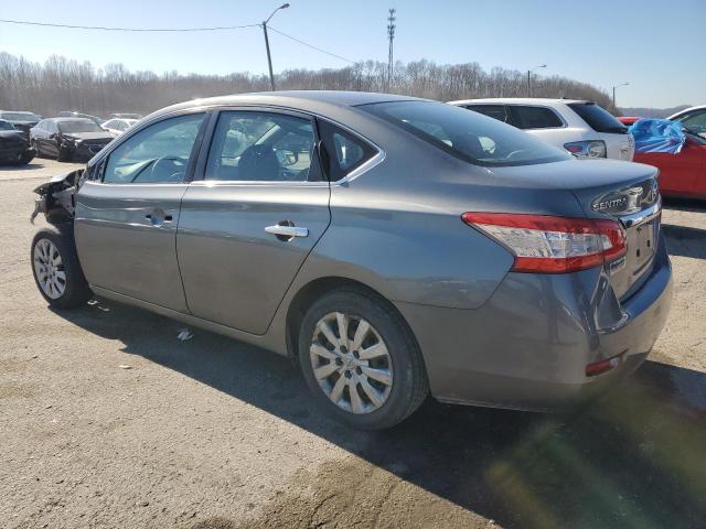 3N1AB7AP6FY238262 - 2015 NISSAN SENTRA S GRAY photo 2