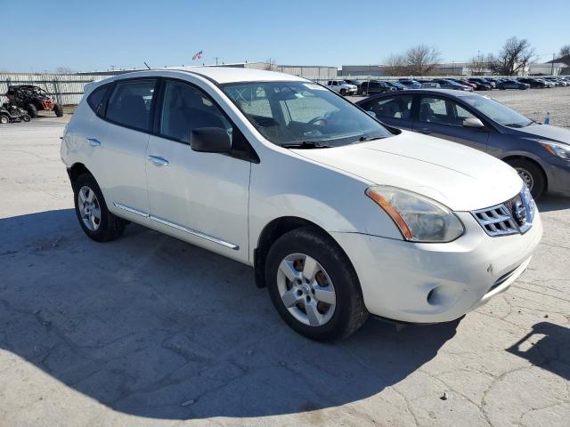 JN8AS5MT9DW514775 - 2013 NISSAN ROGUE S WHITE photo 4