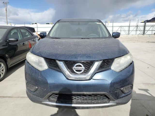 KNMAT2MV9FP549161 - 2015 NISSAN ROGUE S BLUE photo 5