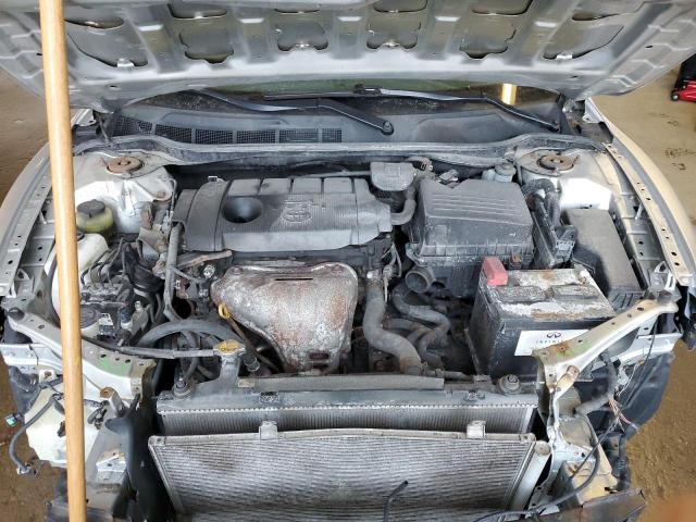 4T4BF3EK0BR136922 - 2011 TOYOTA CAMRY BASE SILVER photo 11