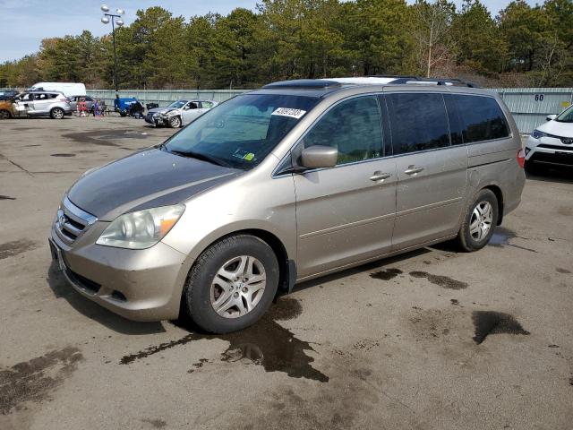 5FNRL386X5B077265 - 2005 HONDA ODYSSEY EXL TAN photo 1