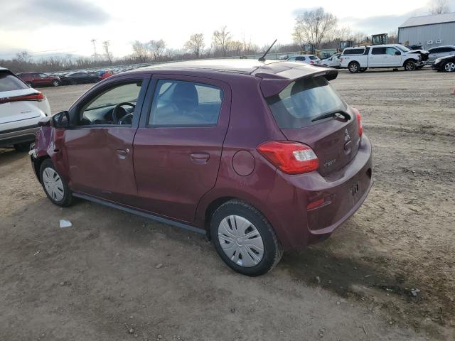 ML32A3HJ4HH019414 - 2017 MITSUBISHI MIRAGE ES MAROON photo 2