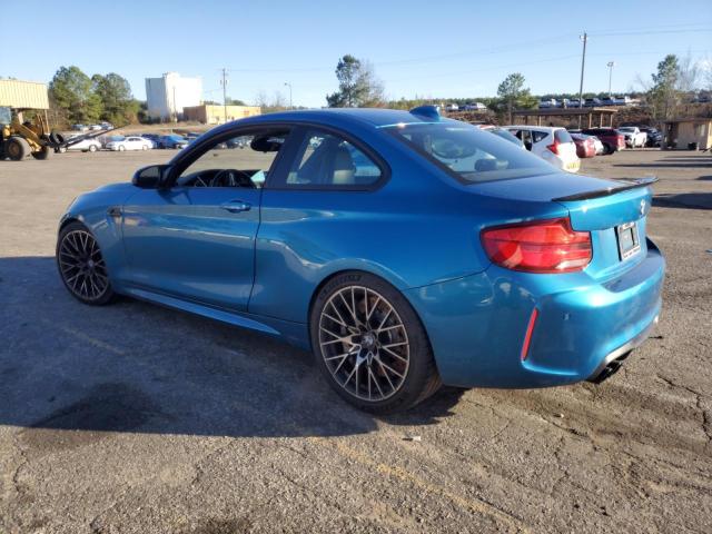 WBS2U7C52K7D01646 - 2019 BMW M2 COMPETITION BLUE photo 2