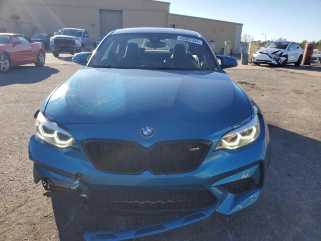 WBS2U7C52K7D01646 - 2019 BMW M2 COMPETITION BLUE photo 5