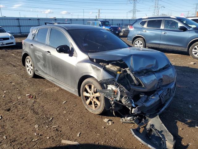 JM1BL1M51B1901175 - 2011 MAZDA 3 S GRAY photo 4