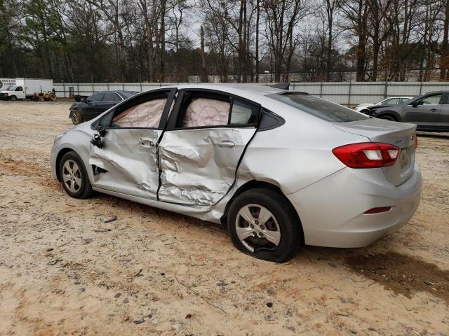 1G1BC5SM6H7133497 - 2017 CHEVROLET CRUZE LS SILVER photo 2