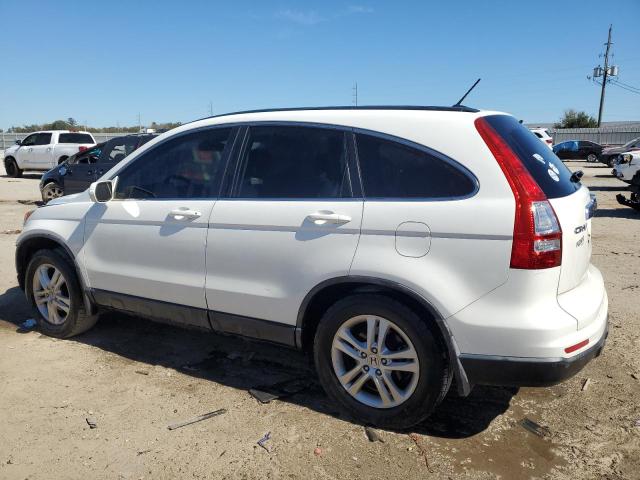 JHLRE3H77BC013697 - 2011 HONDA CR-V EXL WHITE photo 2