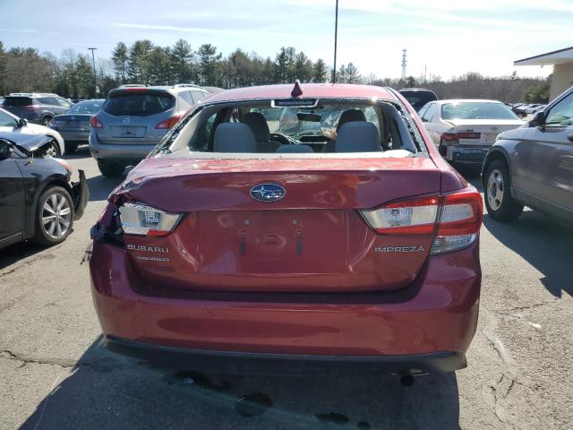 4S3GKAC68K3626539 - 2019 SUBARU IMPREZA PREMIUM RED photo 6