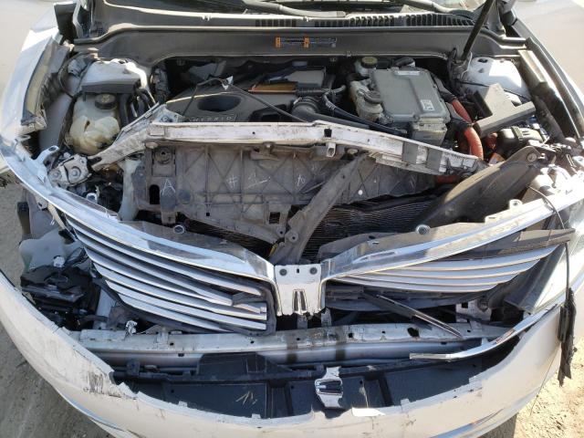 3LN6L2LU2ER816464 - 2014 LINCOLN MKZ HYBRID WHITE photo 11