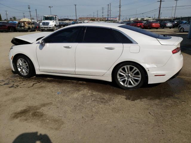 3LN6L2LU2ER816464 - 2014 LINCOLN MKZ HYBRID WHITE photo 2