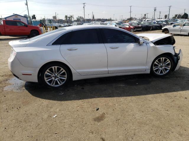 3LN6L2LU2ER816464 - 2014 LINCOLN MKZ HYBRID WHITE photo 3