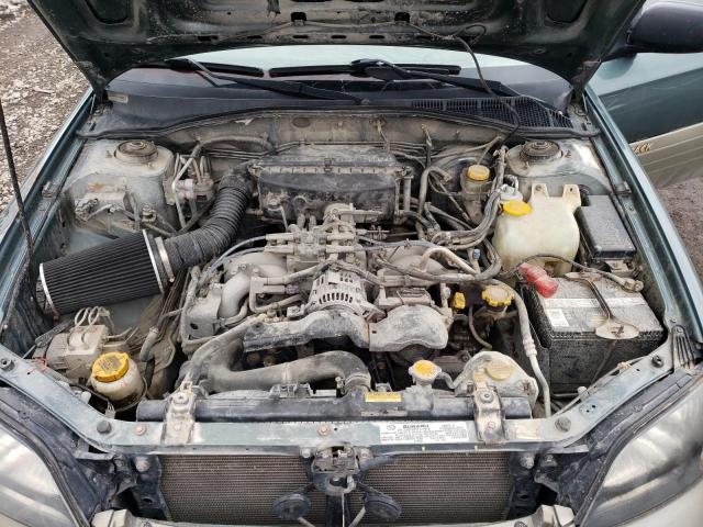 4S3BH6756Y7620473 - 2000 SUBARU LEGACY OUTBACK AWP 绿色 照片 11
