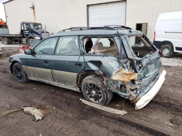 4S3BH6756Y7620473 - 2000 SUBARU LEGACY OUTBACK AWP 绿色 照片 2