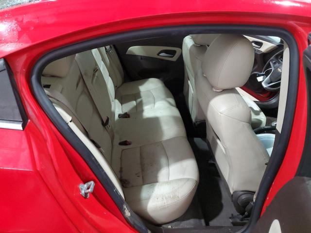 1G1PG5SB5E7409897 - 2014 CHEVROLET CRUZE LTZ RED photo 10