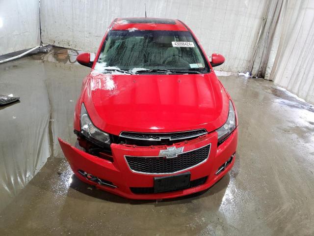 1G1PG5SB5E7409897 - 2014 CHEVROLET CRUZE LTZ RED photo 5