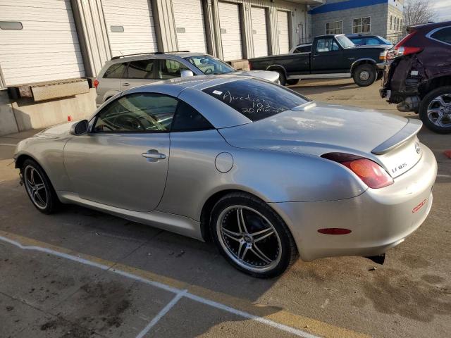 JTHFN48Y620007033 - 2002 LEXUS SC 430 SILVER photo 2