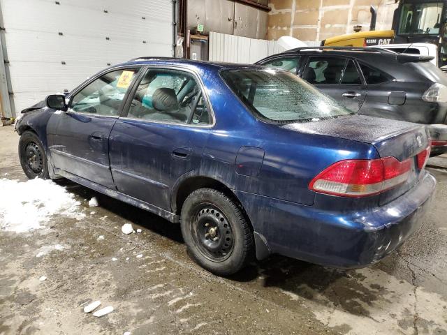 1HGCG56601A111145 - 2001 HONDA ACCORD EX BLUE photo 2