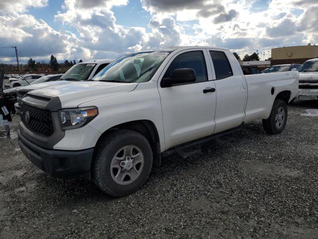 5TFTY5F12MX011534 - 2021 TOYOTA TUNDRA DOUBLE CAB SR/SR5 WHITE photo 1